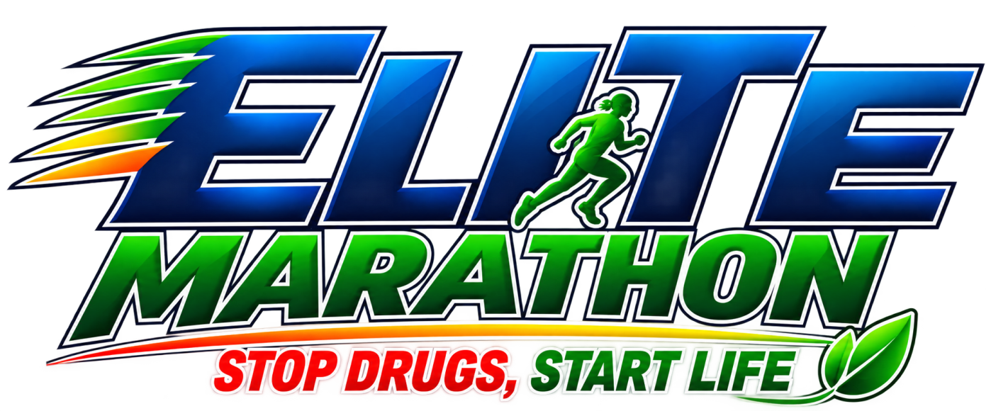 Elite Marathon 4.0 - Stop Drugs Start Life Logo